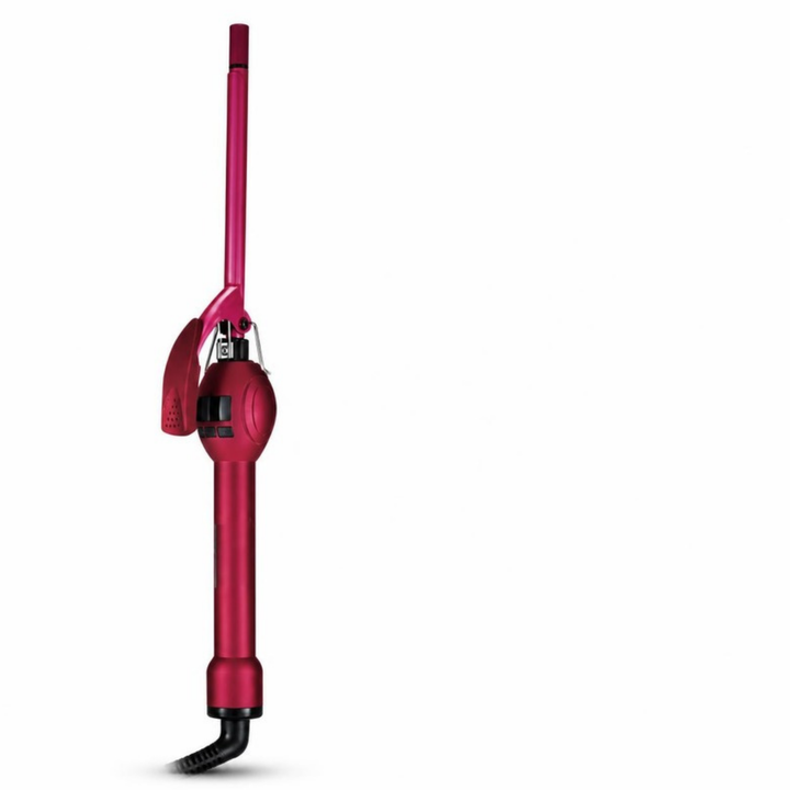 Professional Curling Wand with LCD Display - fundo branco