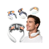 Electric Pulse Neck & Shoulder Massager with Heat on white background