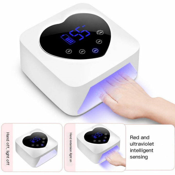 Cordless Rechargeable LED Nail Lamp - fundo branco