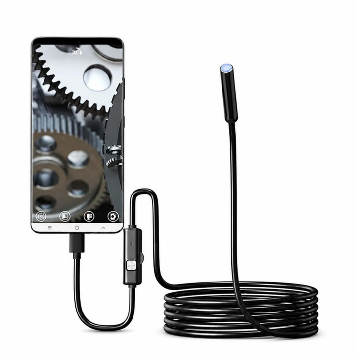 Flexible USB Endoscope Camera for Android & PC - fundo branco