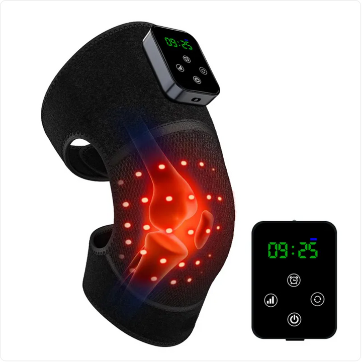 Infrared knee comfort wrap with red light therapy