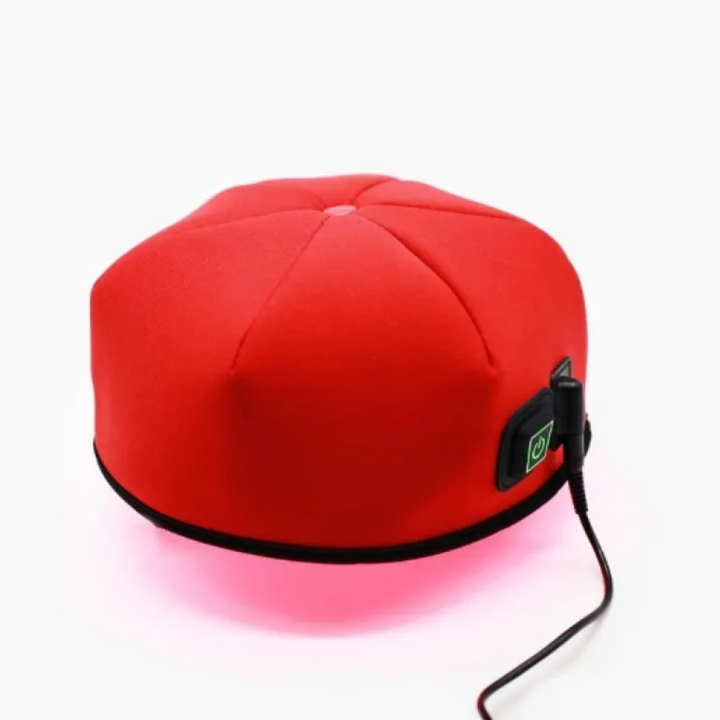 LED red light scalp massager for hair health