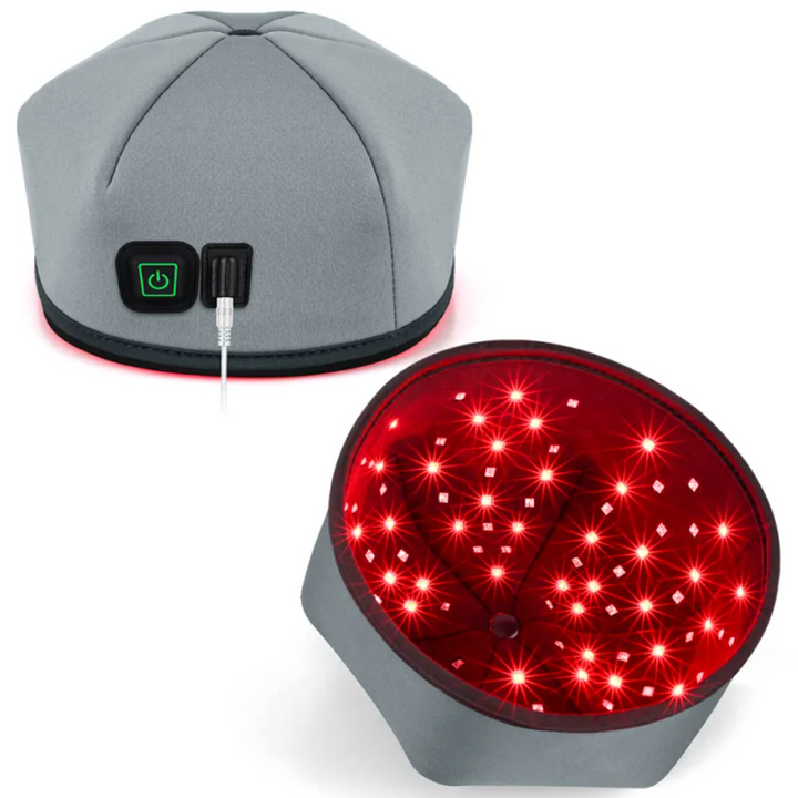 LED red light scalp massager for hair health