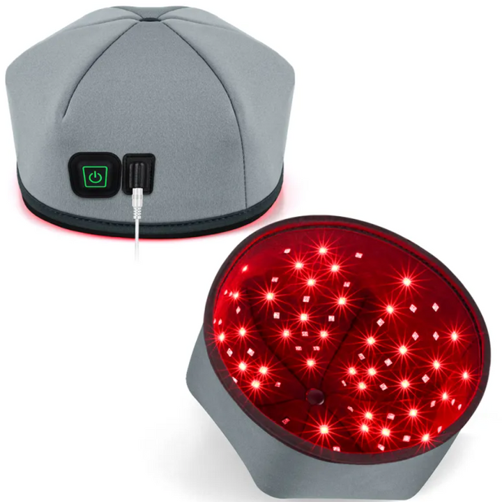 LED red light scalp massager for hair health