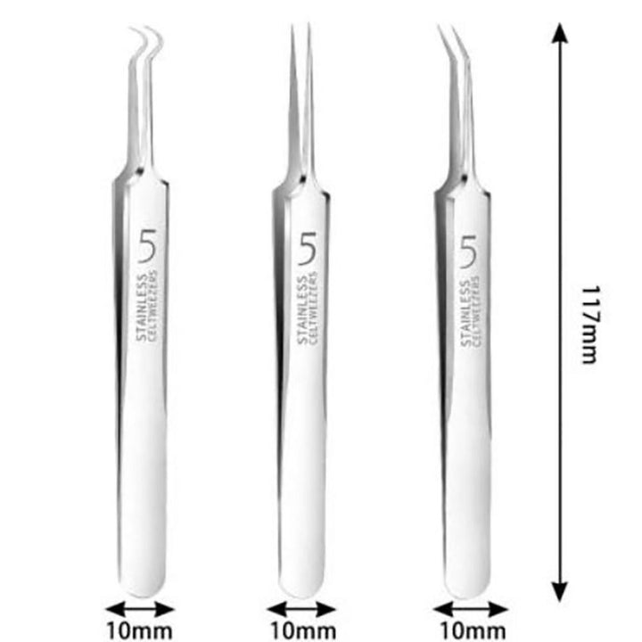8-piece blackhead and blemish extractor tool set