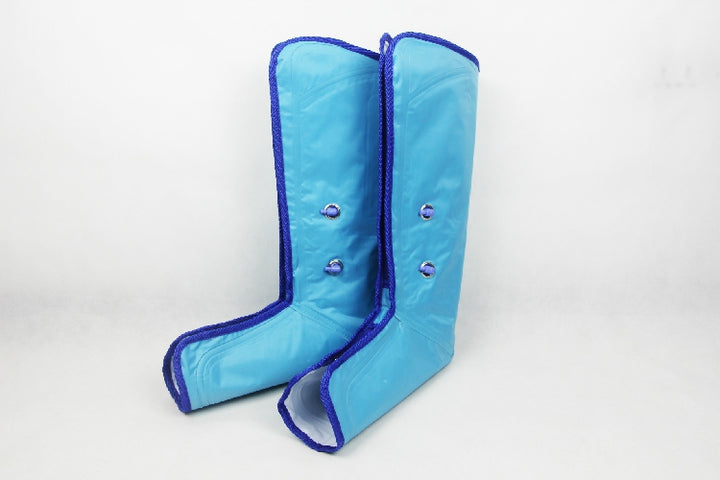 Air compression leg massager for circulation and relief