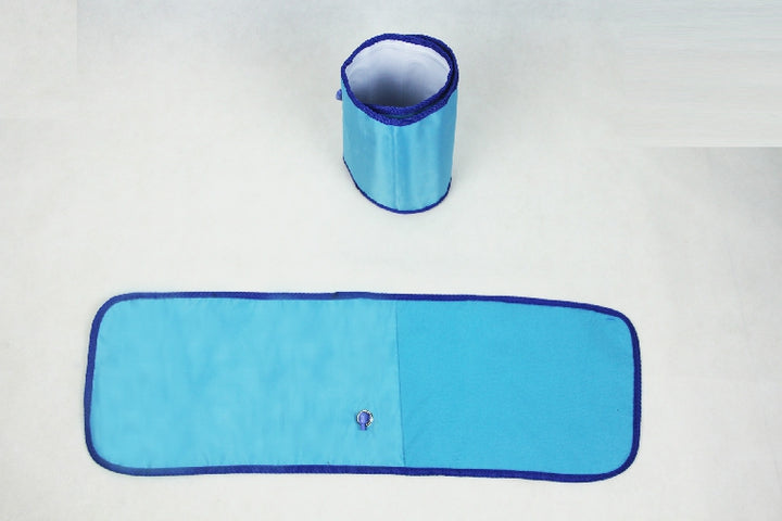 Air compression leg massager for circulation and relief