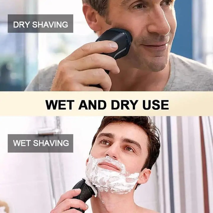 3-in-1 electric razor and trimmer for men, cordless rechargeable grooming tool