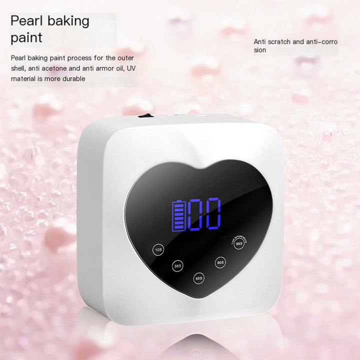 Cordless rechargeable LED nail lamp for curing gel polish