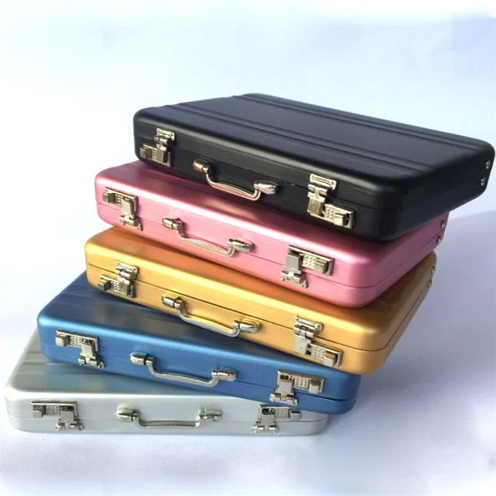 Aluminum Business Card Holder & Organizer