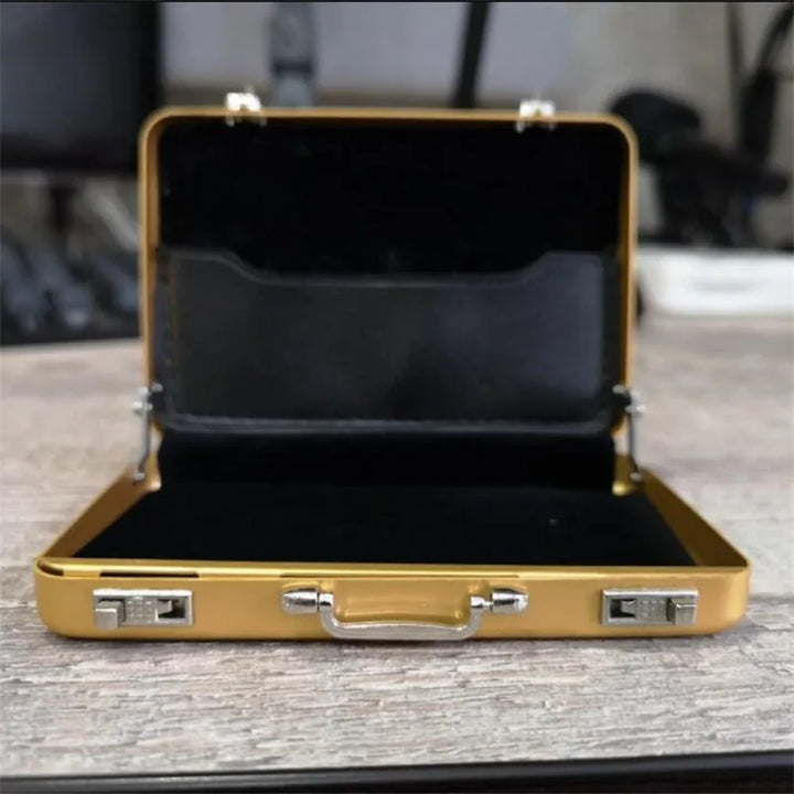 Aluminum Business Card Holder & Organizer