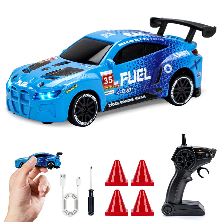 1/64 Scale High-Speed Drift RC Car – remote control view (view 6)