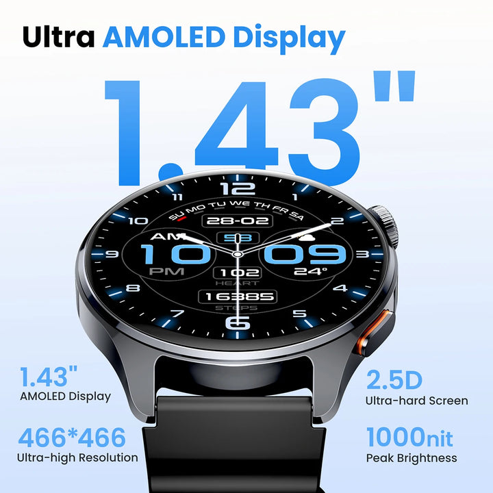 HAYLOU Watch 4S GPS smartwatch with AMOLED display