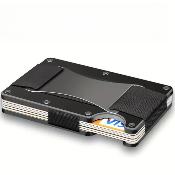 Slim Aluminum Pop-Up Card Holder