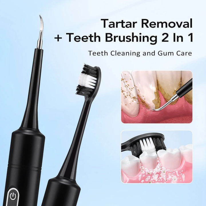 Electric Sonic Tooth Cleaner &amp; Tartar Remover