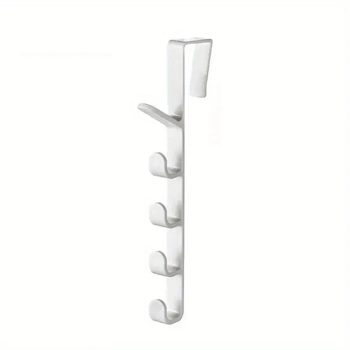 Over-the-Door Hook Rack – 5-Hook Storage Organizer