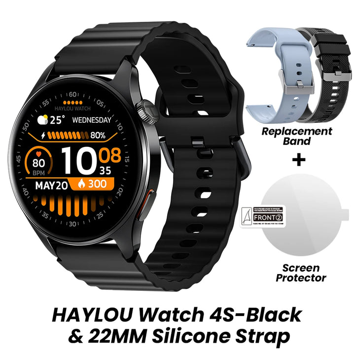 HAYLOU Watch 4S GPS Smartwatch with AMOLED Display