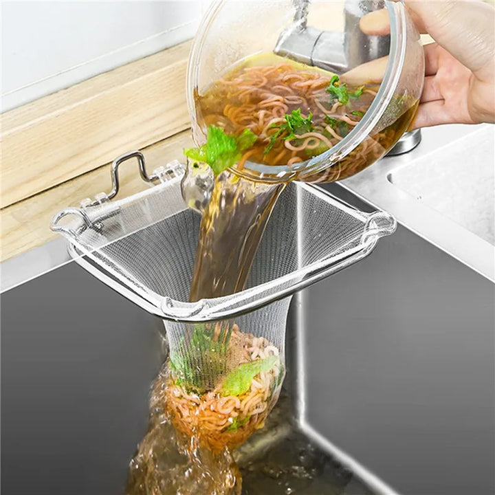 Fine Mesh Kitchen Sink Strainer – catching food residue (view 2)