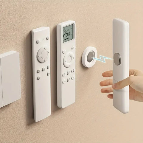 No-drill magnetic remote control wall mount, 3-pack