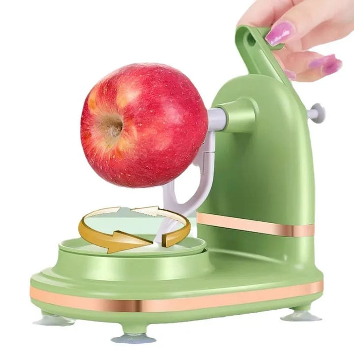 Multifunctional Manual Apple Peeler – peeling a potato (view 2)