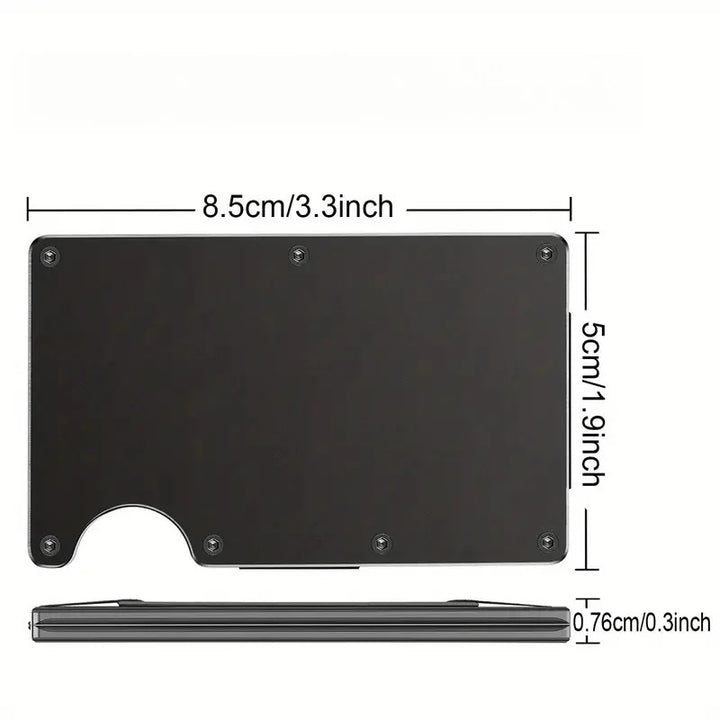 Slim Aluminum Pop-Up Card Holder