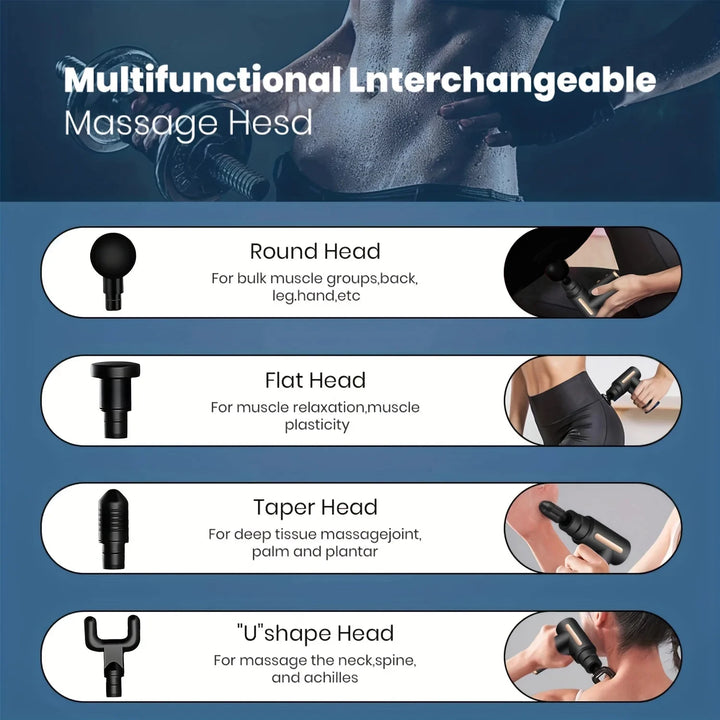 30-Level Deep Tissue Massage Gun for Muscle Recovery