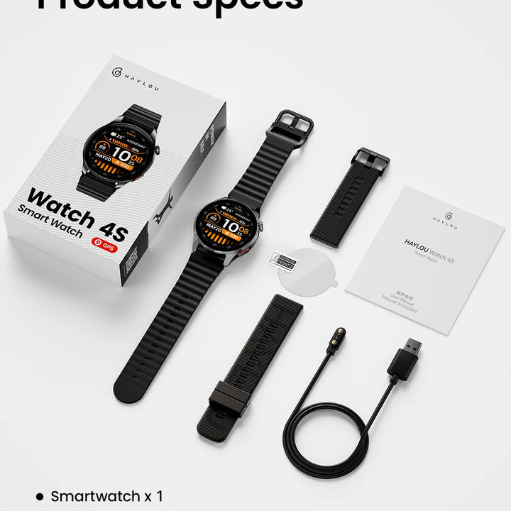 HAYLOU Watch 4S GPS Smartwatch with AMOLED Display