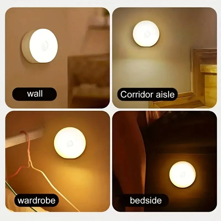 Wireless motion sensor LED night light