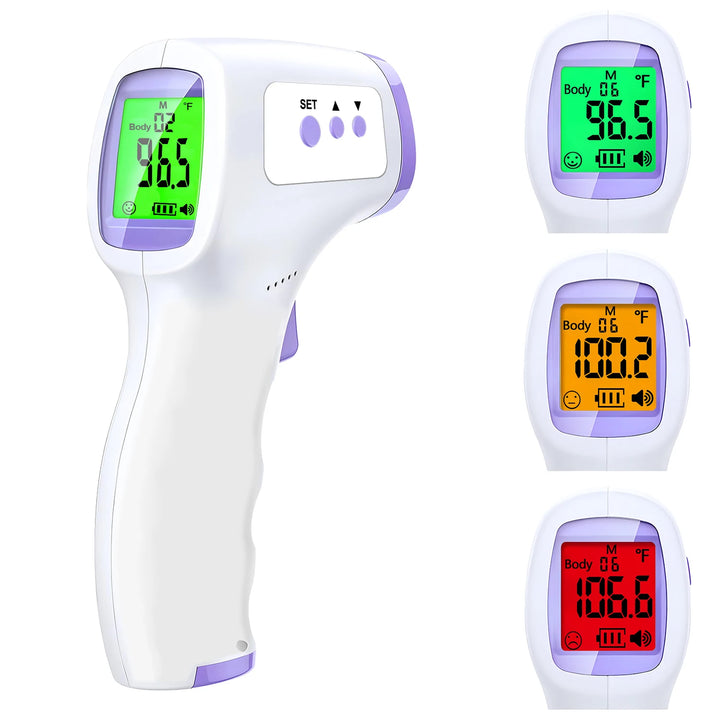 Digital forehead thermometer and fingertip pulse oximeter