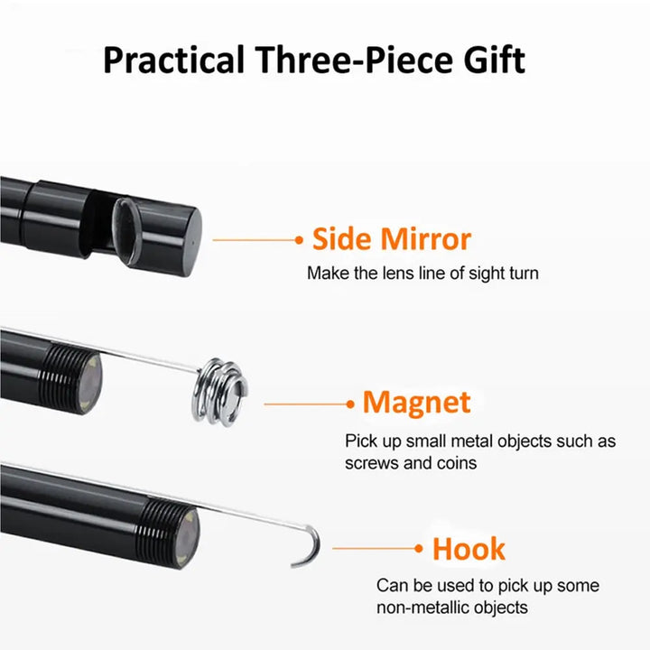 Flexible USB endoscope inspection camera for Android and PC
