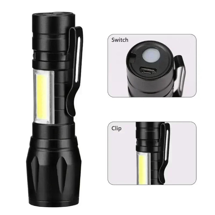 Rechargeable LED Tactical Flashlight