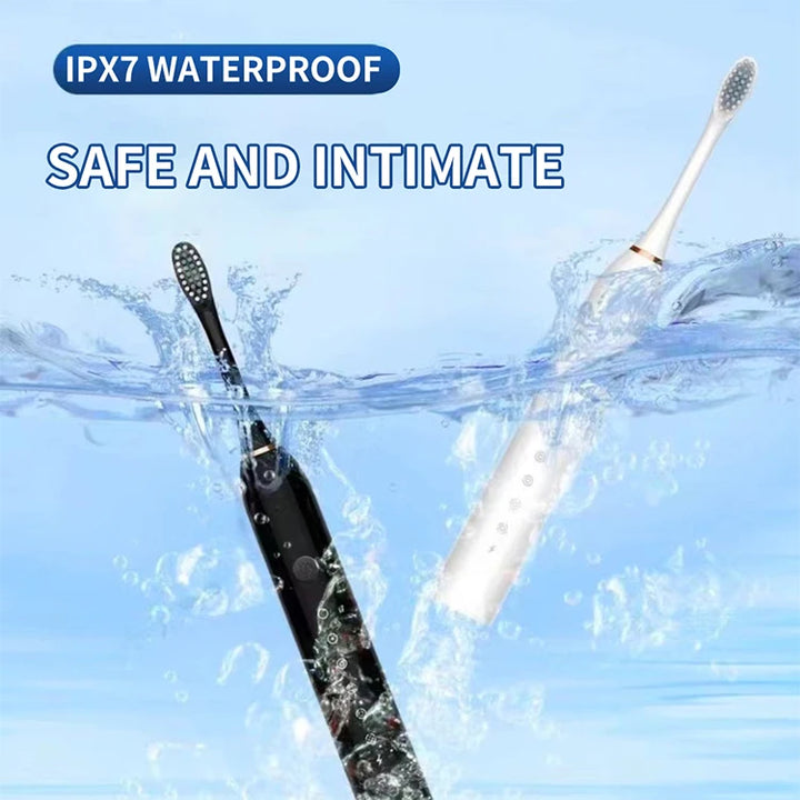 Rechargeable electric toothbrush with 6 cleaning modes