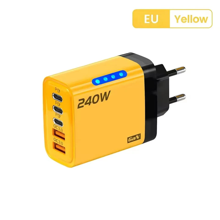 120W GaN 5-port fast wall charger