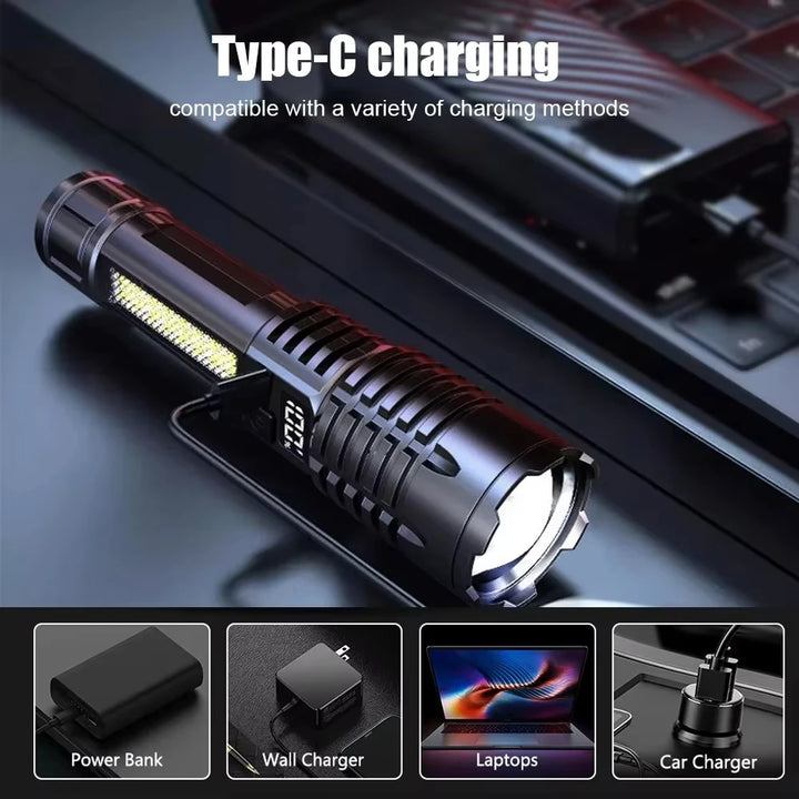 Rechargeable LED Tactical Flashlight