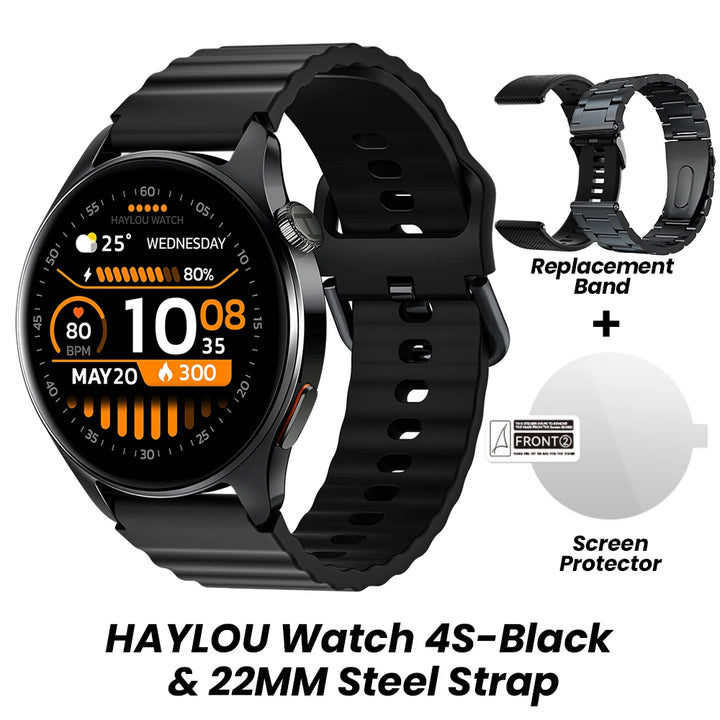 HAYLOU Watch 4S GPS Smartwatch with AMOLED Display