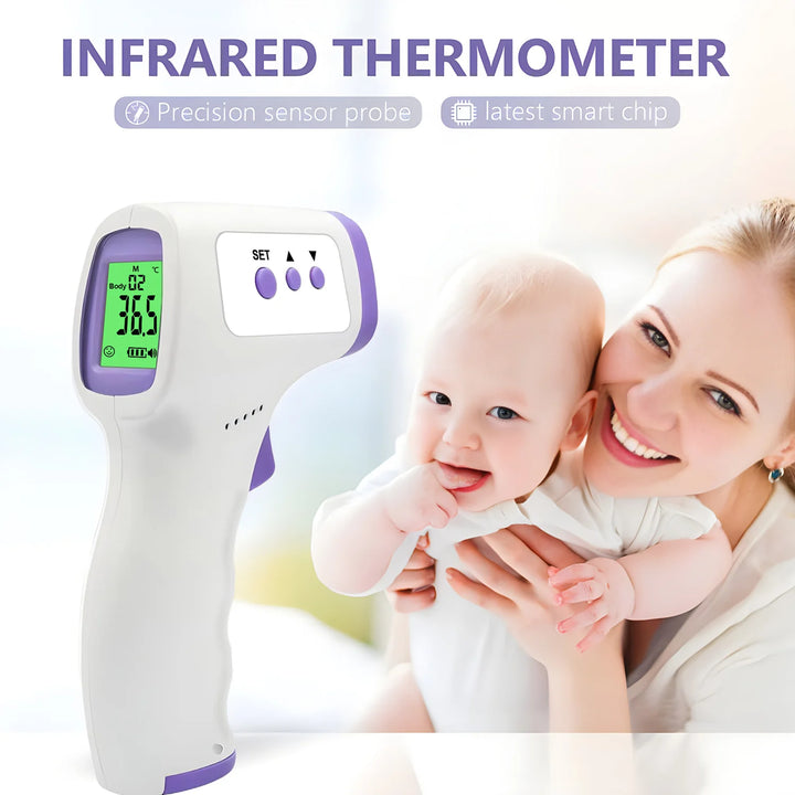 Digital forehead thermometer and fingertip pulse oximeter