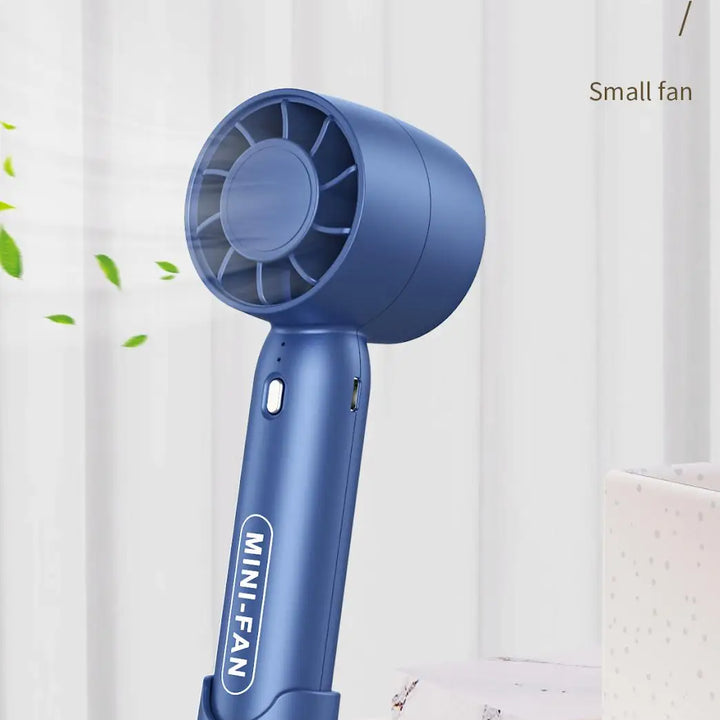 Mini handheld turbo fan, USB rechargeable portable fan
