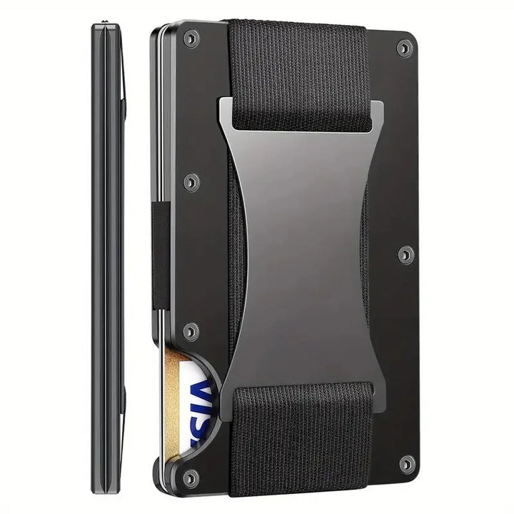 Slim Aluminum Pop-Up Card Holder