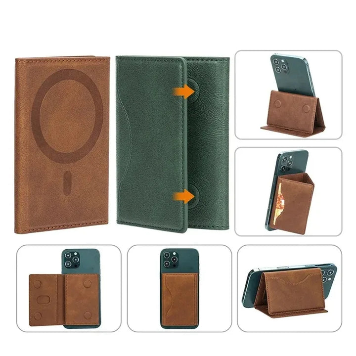 MagSafe Leather Wallet Case for iPhone