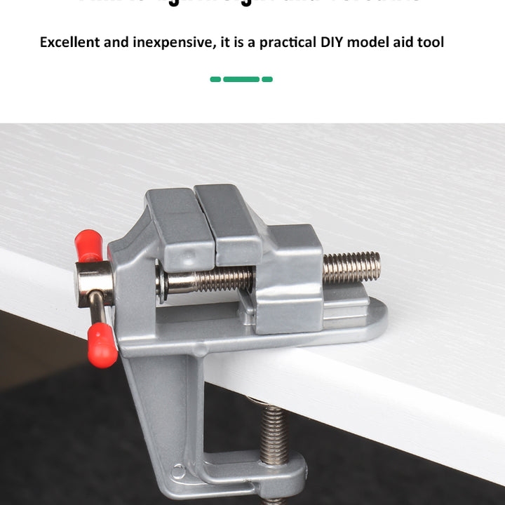 Mini Aluminum Bench Vise Clamp for Hobby & Craft Work