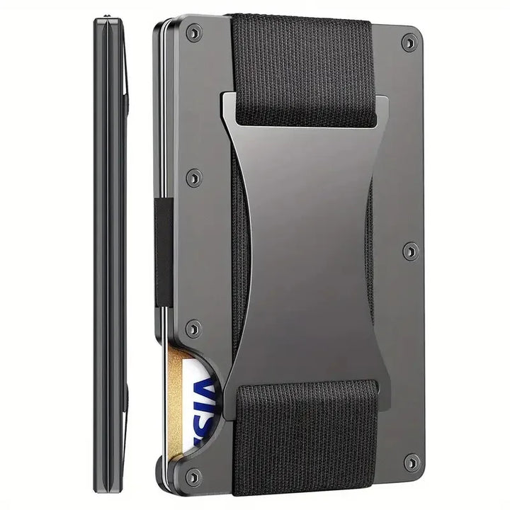 Slim Aluminum Pop-Up Card Holder