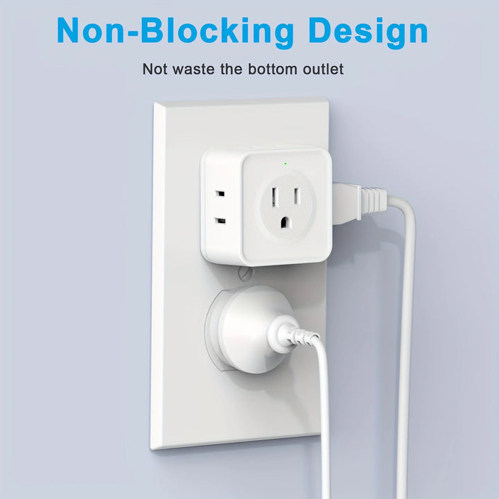 5-outlet wall extender, UL certified power splitter