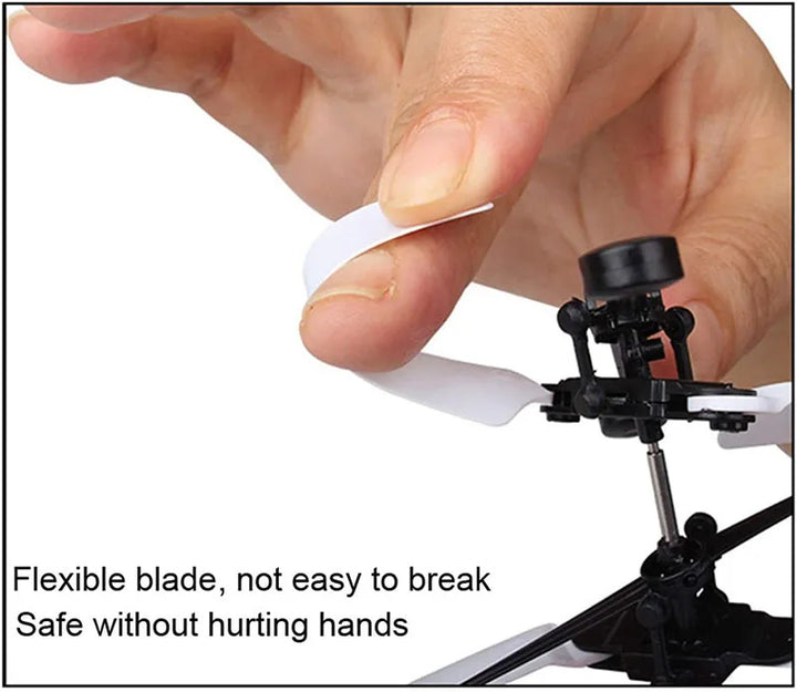 Mini RC helicopter for beginners, rechargeable remote control toy