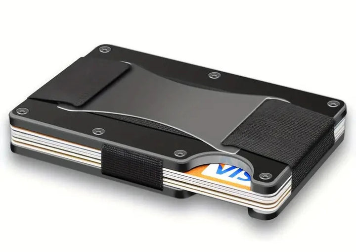 Slim Aluminum Pop-Up Card Holder