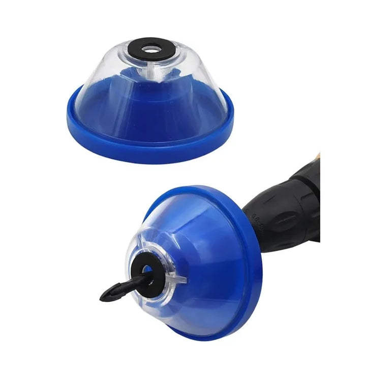 Drill dust collector attachment for power tools