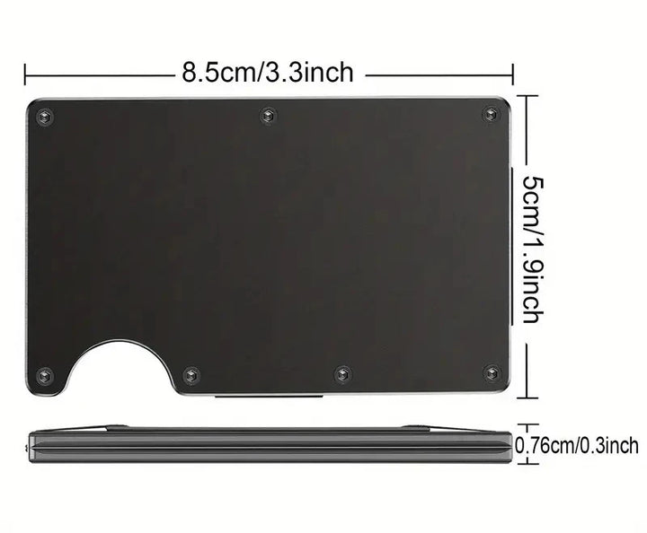 Slim Aluminum Pop-Up Card Holder