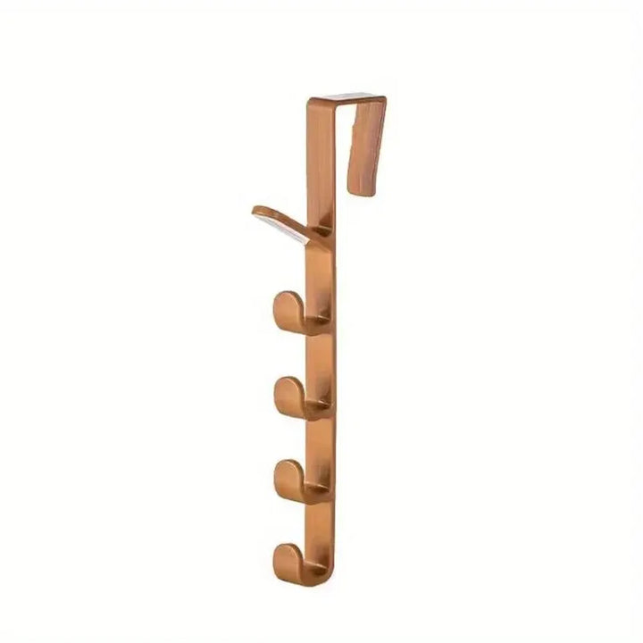 Over-the-Door Hook Rack – 5-Hook Storage Organizer