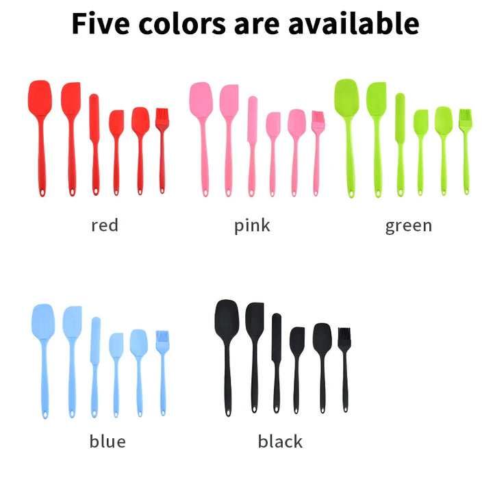 6-Piece Silicone Kitchen Utensil Set