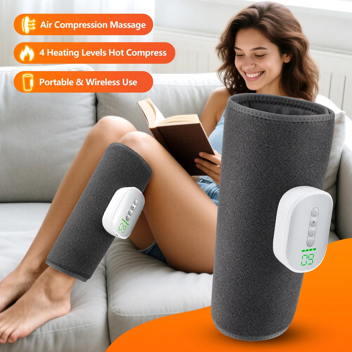 Wireless Air Compression Calf Massager with Heat