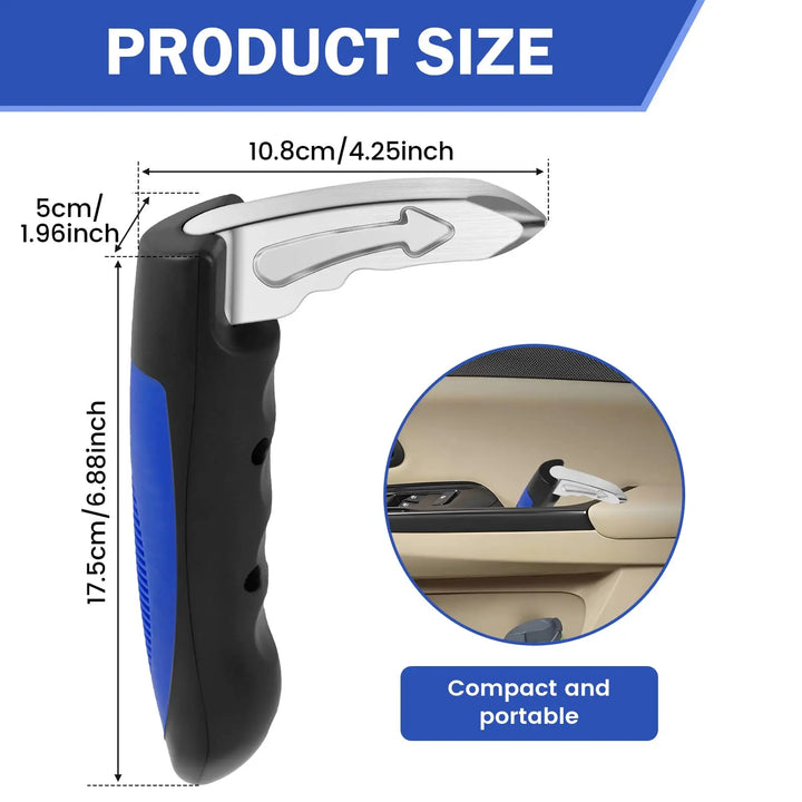 2-in-1 Car Door Assist Handle & Window Breaker